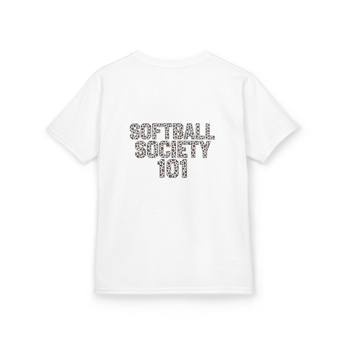 Softball Society 101 Youth Cheetah Tee