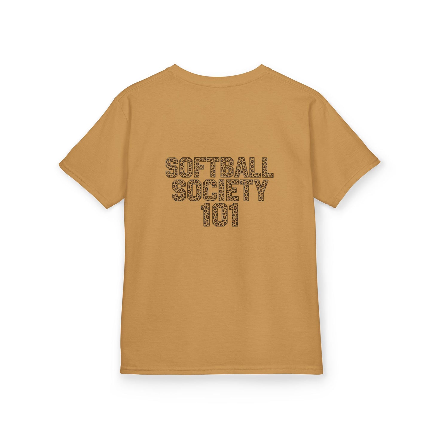 Softball Society 101 Youth Cheetah Tee