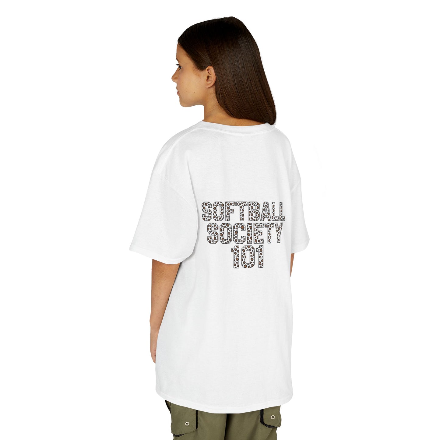 Softball Society 101 Youth Cheetah Tee