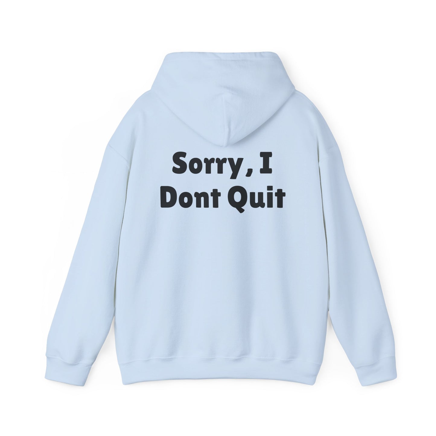 Softball Society 101 Adult Hoodie I Don't Quit