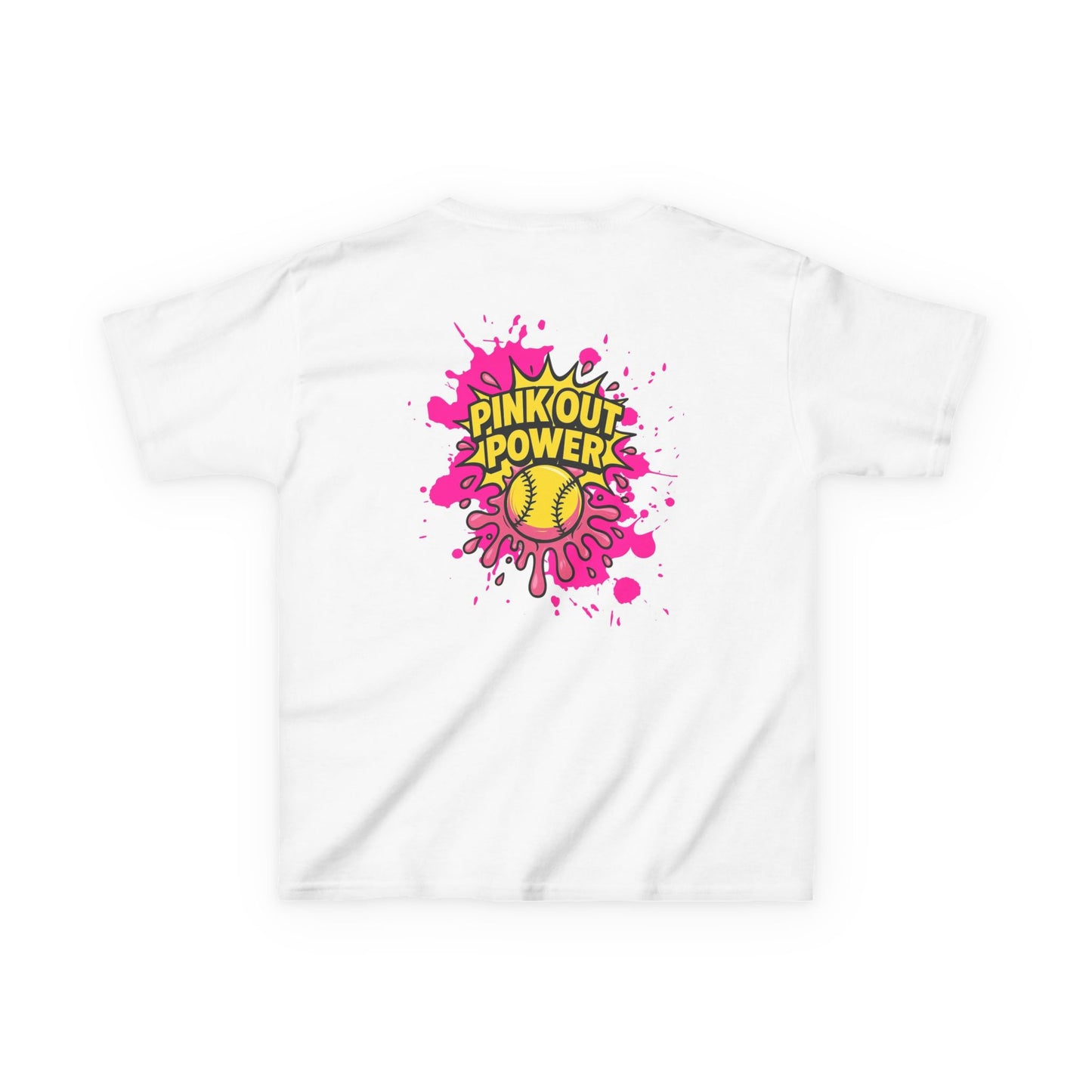 Softball Society 101 Youth Pink Out Power Tee
