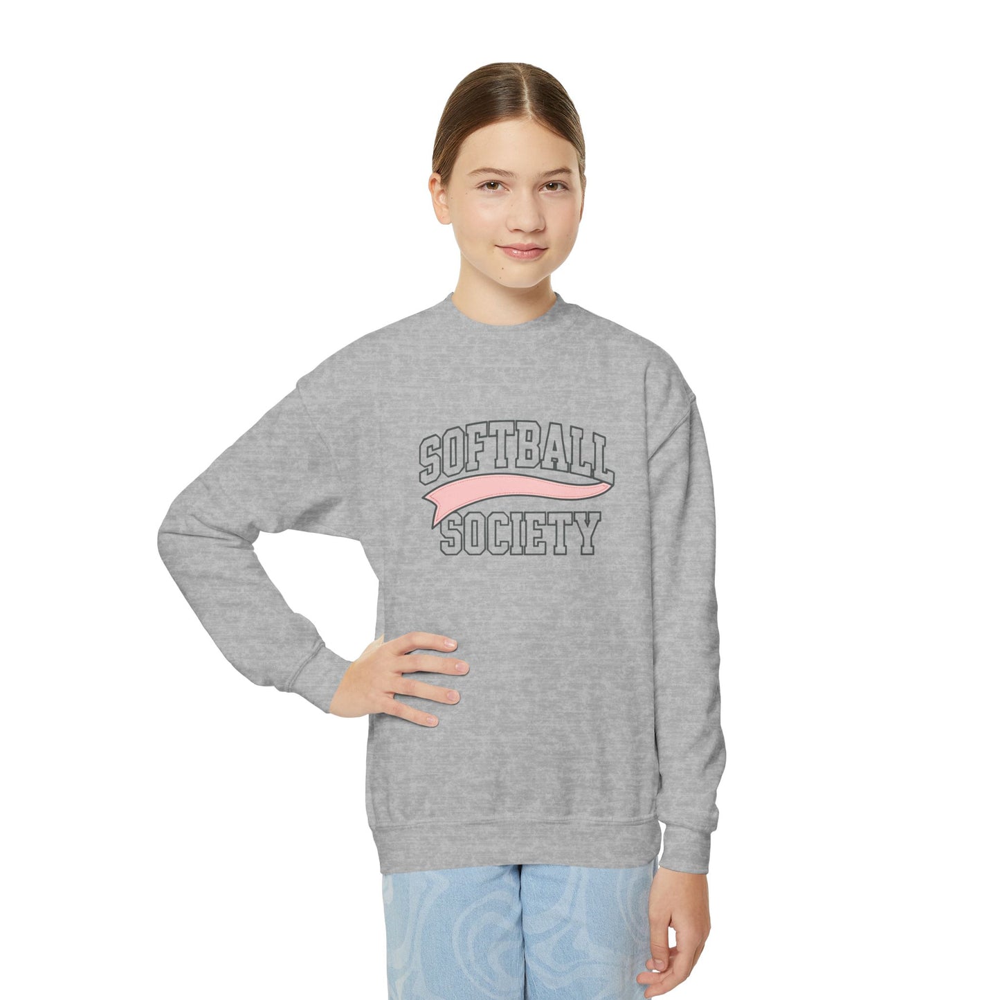 Softball Society 101 Youth Banner Sweatshirt