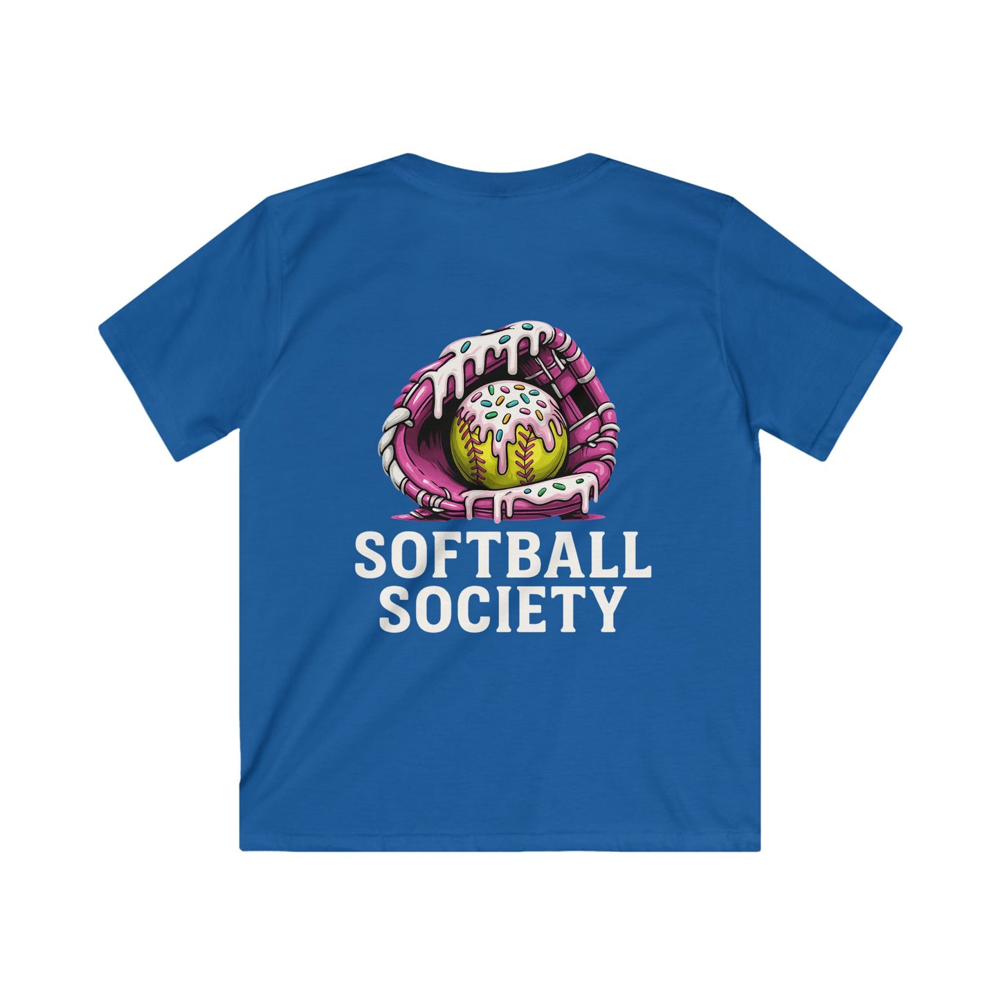 Softball Society 101 Youth Ice cream Drip Tee