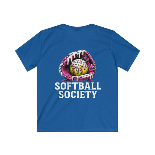 Softball Society 101 Youth Ice cream Drip Tee