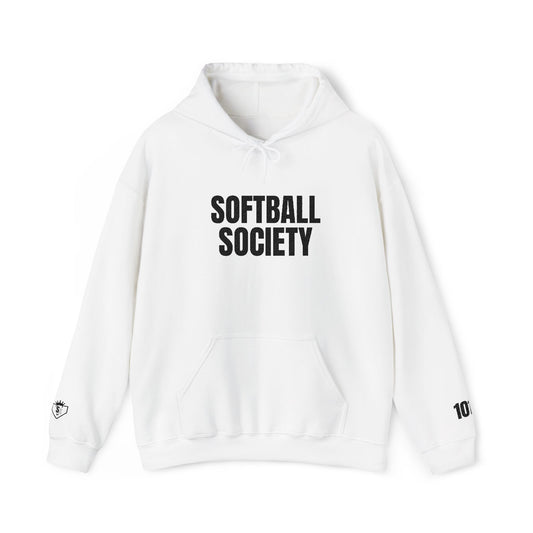 Softball Society 101 Adult Hoodie