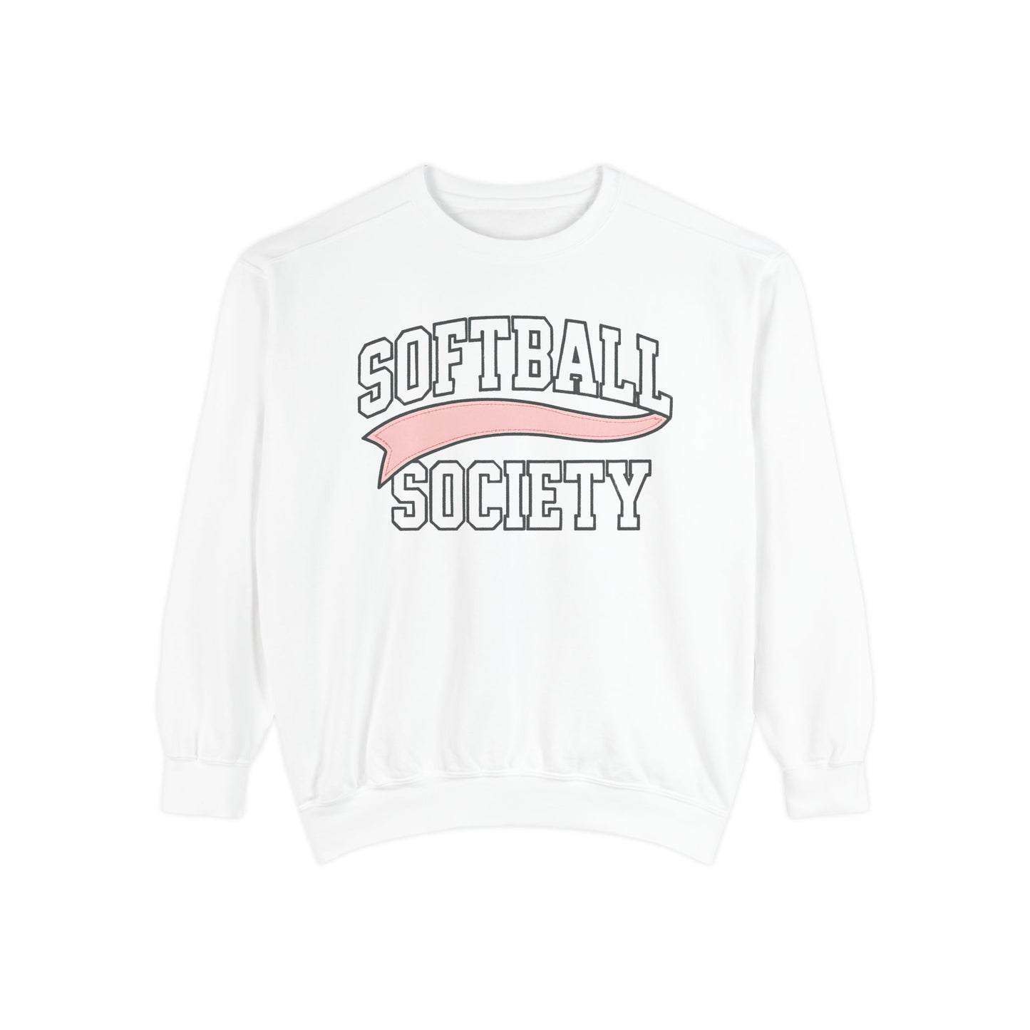 Softball Society 101 Adult Banner Sweatshirt