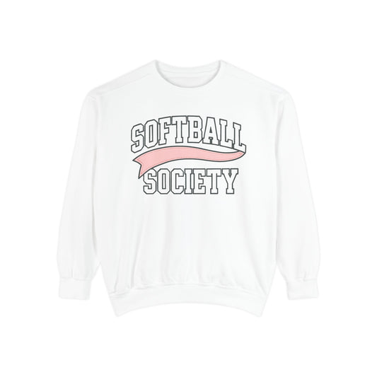 Softball Society 101 Adult Banner Sweatshirt