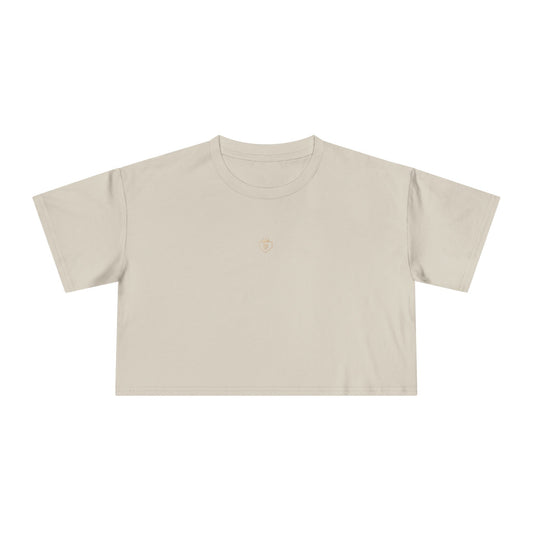 Cropped Tee - Bone (Adult)