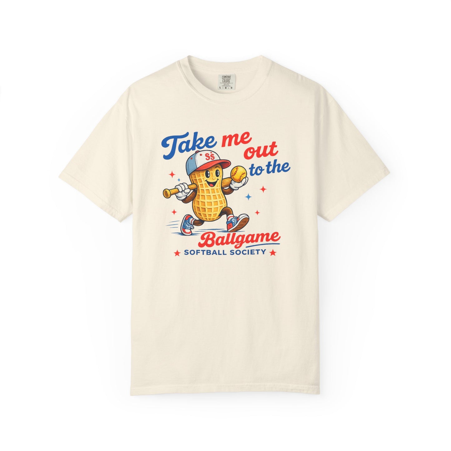 Softball Society “Take Me Out to the Ballgame” Tee (Adult)