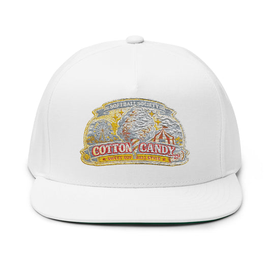 Cotton Candy Snapback Cap | Vintage Softball Hat | Softball Society