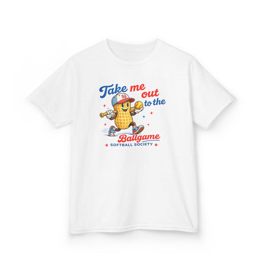 Softball Society "Take me out to the ballgame" Tee (Youth)