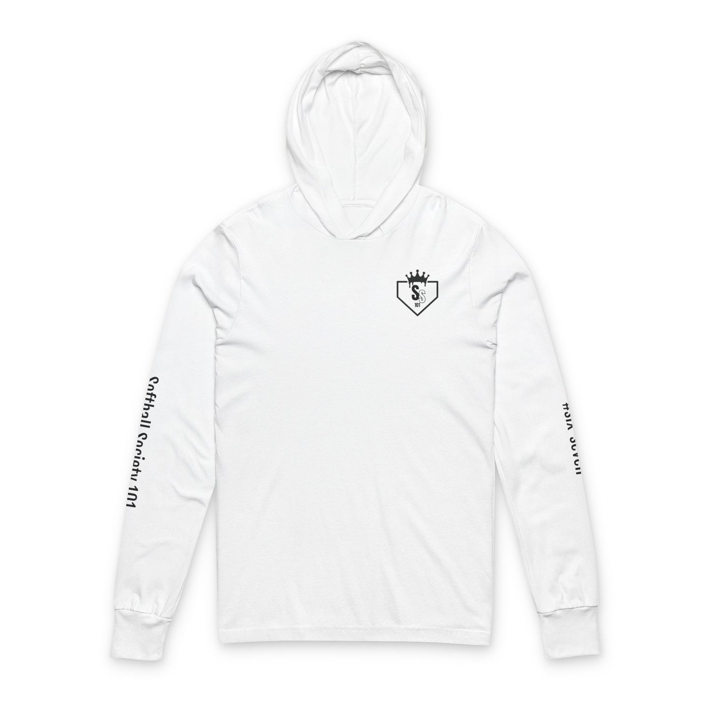 Softball Society 101 Adult Hooded 67 Tee