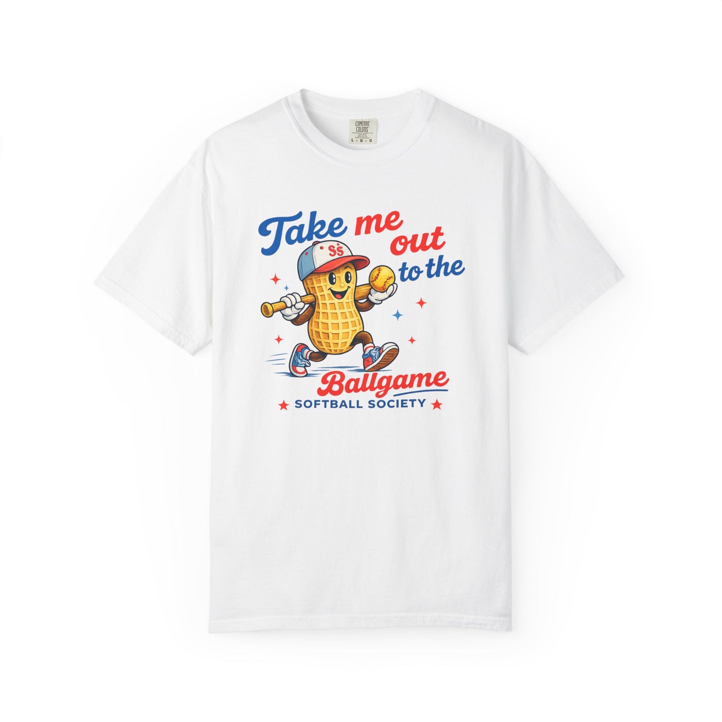 Softball Society “Take Me Out to the Ballgame” Tee (Adult)