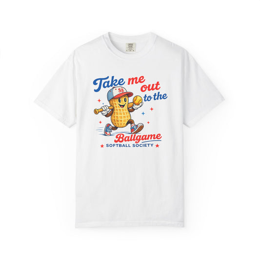 Softball Society “Take Me Out to the Ballgame” Tee (Adult)