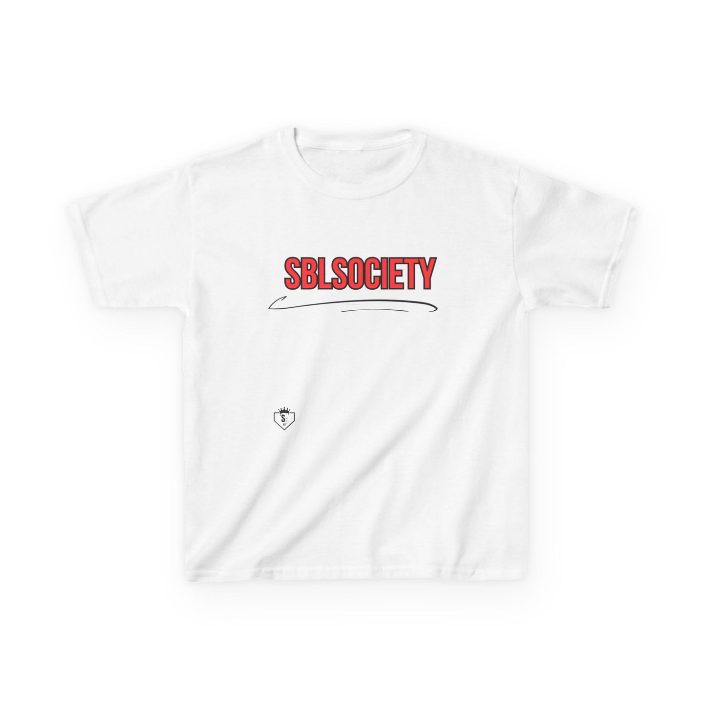 Softball Society 101 Youth Red Graphic Tee