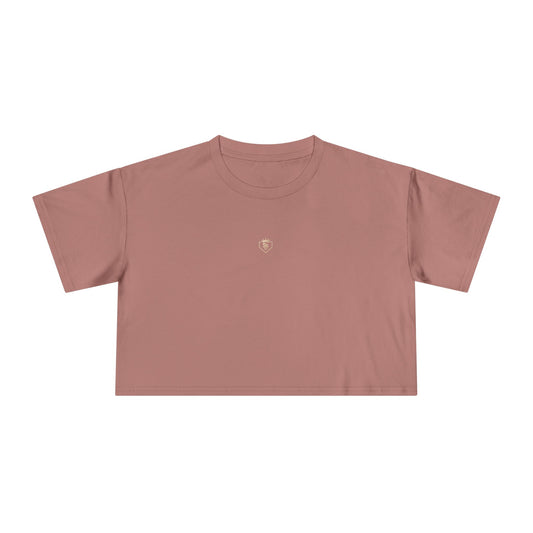 Cropped Tee - Hazy Pink (Adult)