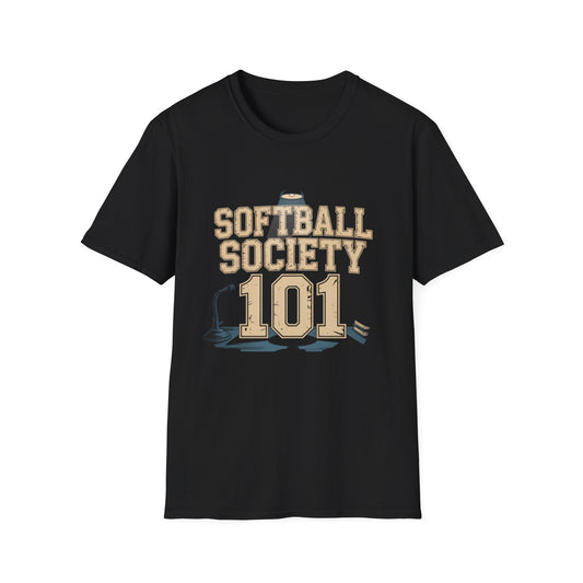 Softball Society 101 Adult Halloween Tee