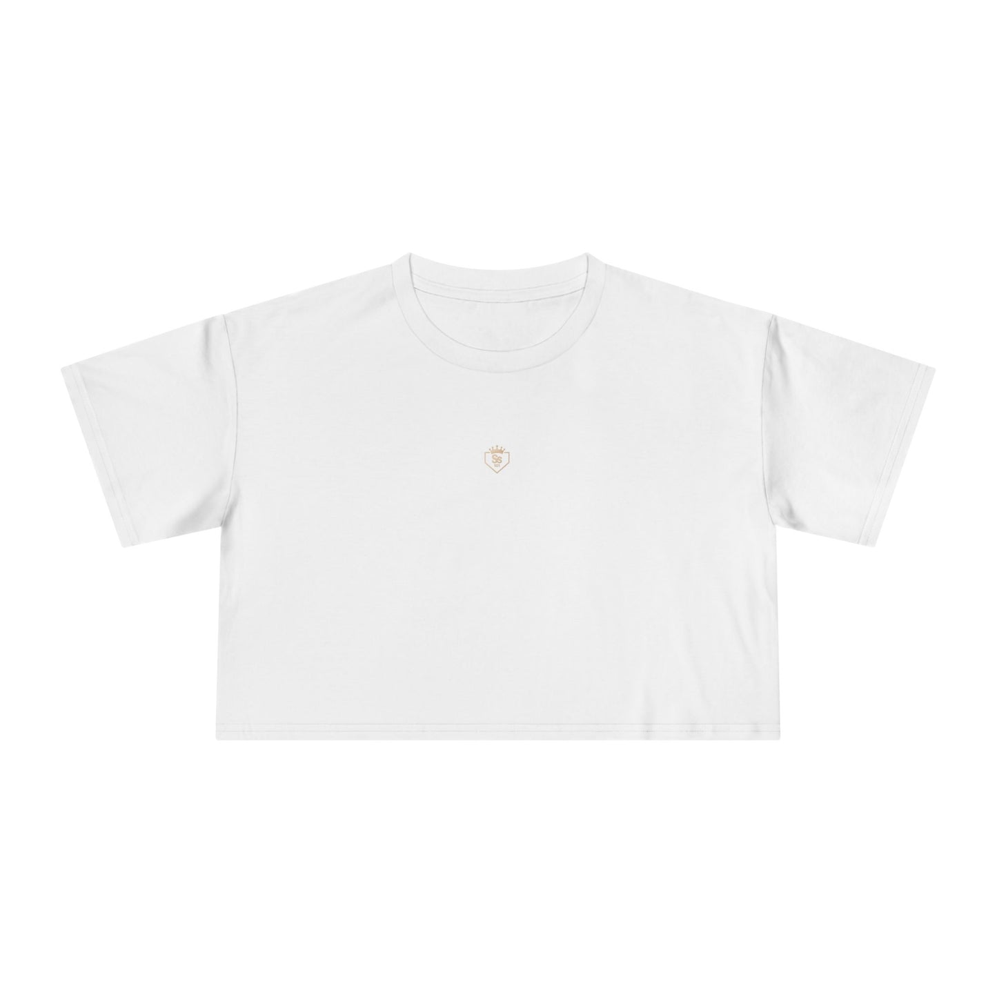 Cropped Tee - White (Adult)