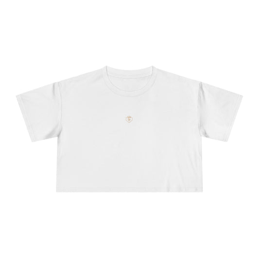 Cropped Tee - White (Adult)