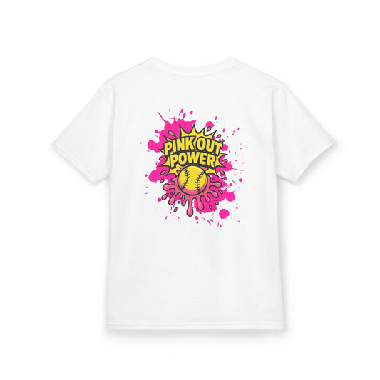Softball Society 101 Youth Pink Out Power Tee