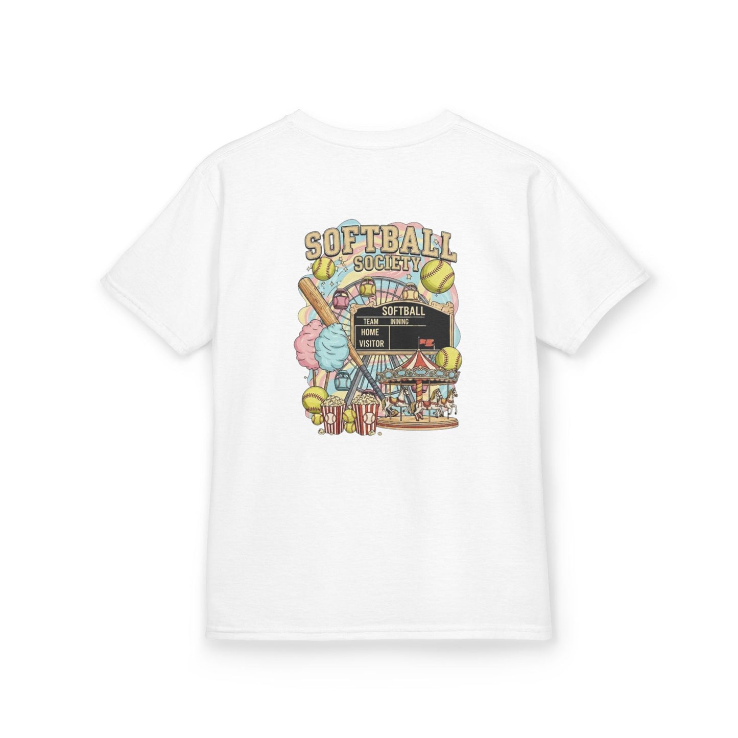 Softball Society 101 Youth Cotton Candy Tee