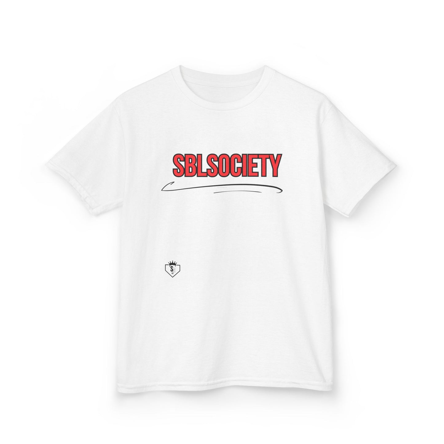 Softball Society 101 Youth Red Graphic Tee