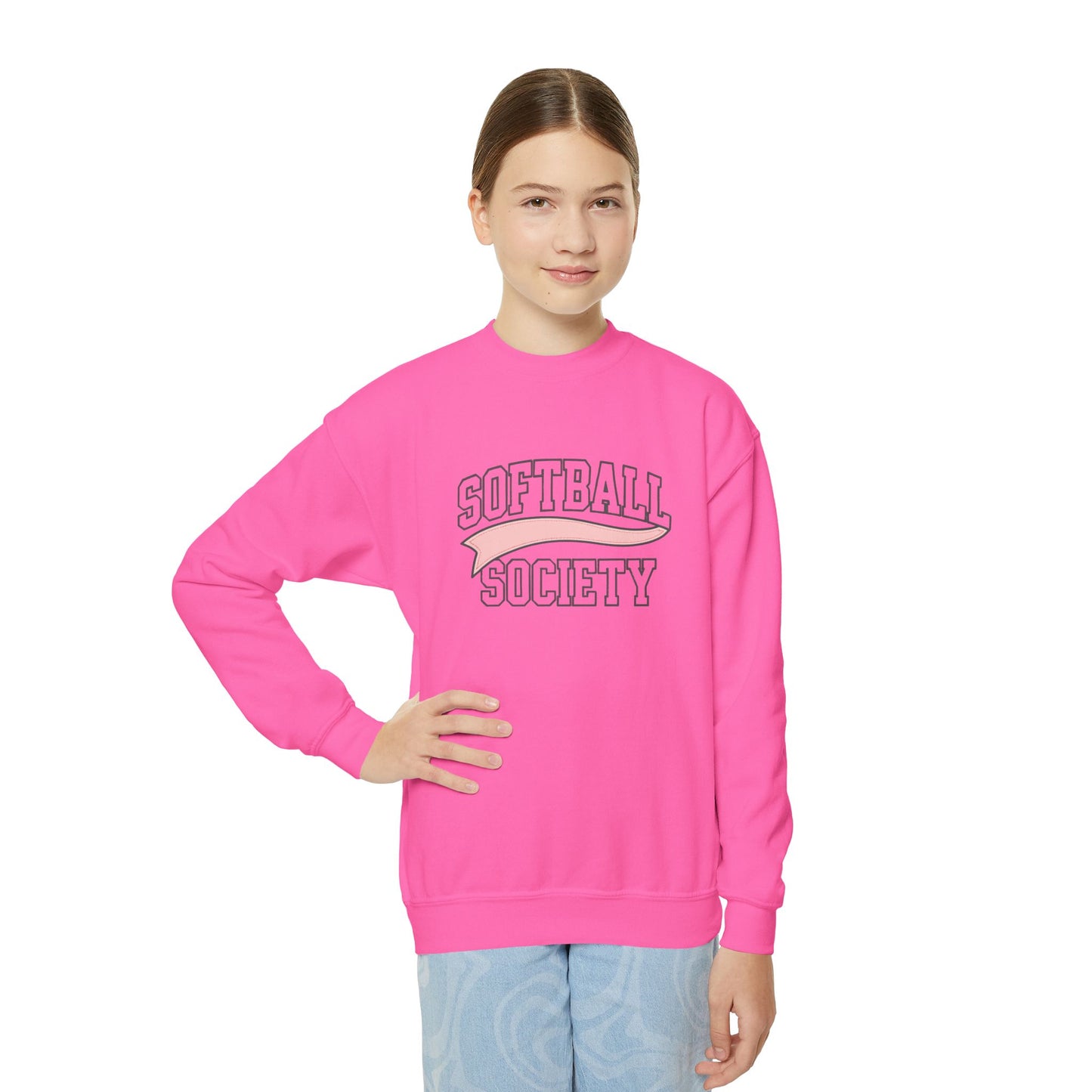 Softball Society 101 Youth Banner Sweatshirt