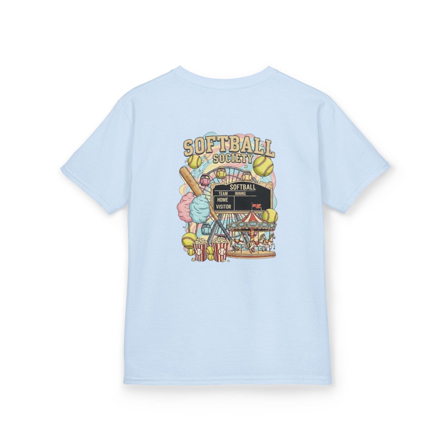 Softball Society 101 Youth Cotton Candy Tee
