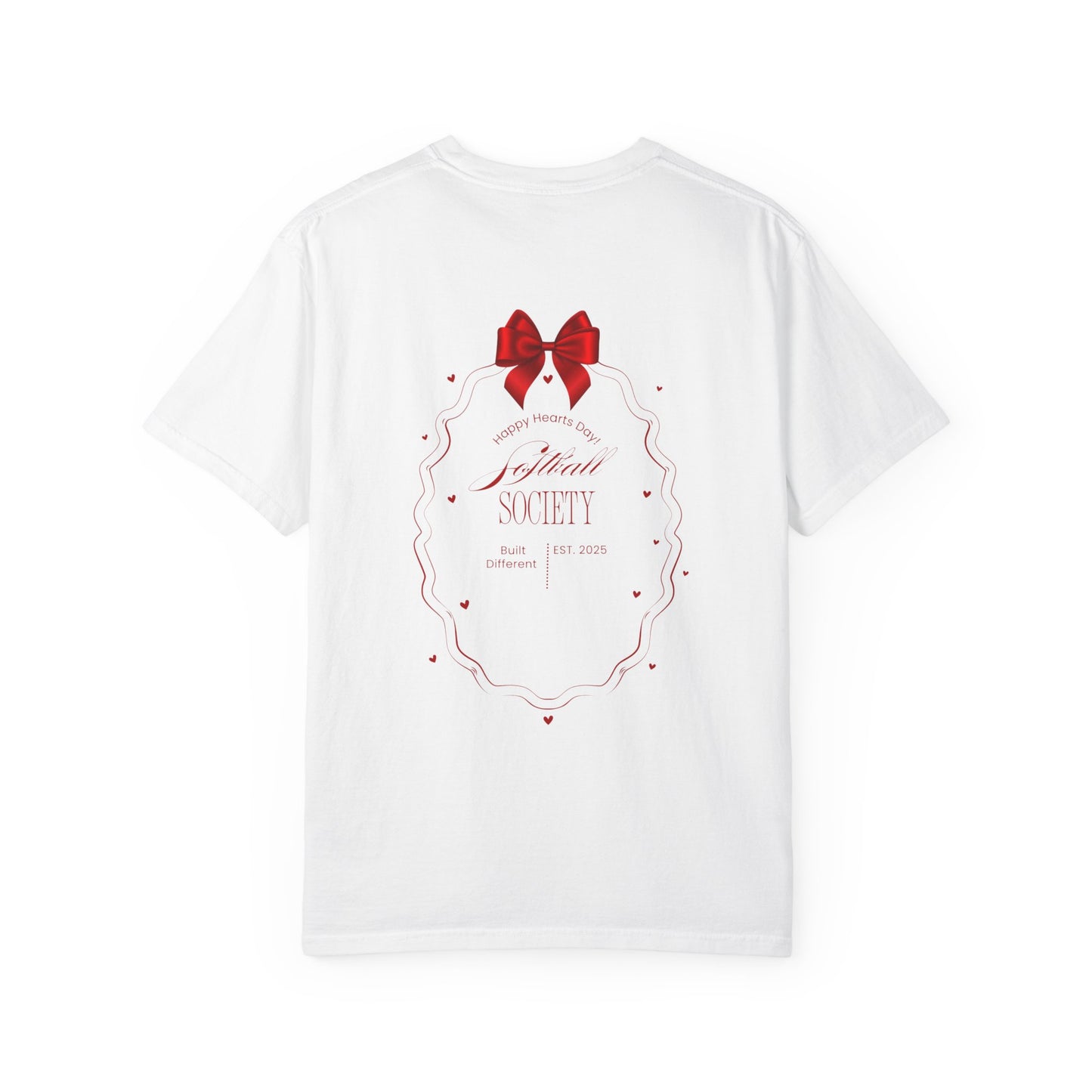 T-Shirt — 'Affair Society' Red Ribbon Graphic Tee
