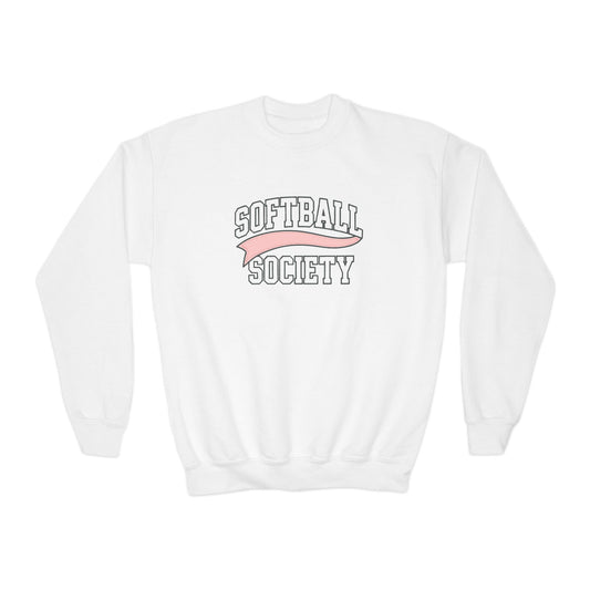Softball Society 101 Youth Banner Sweatshirt