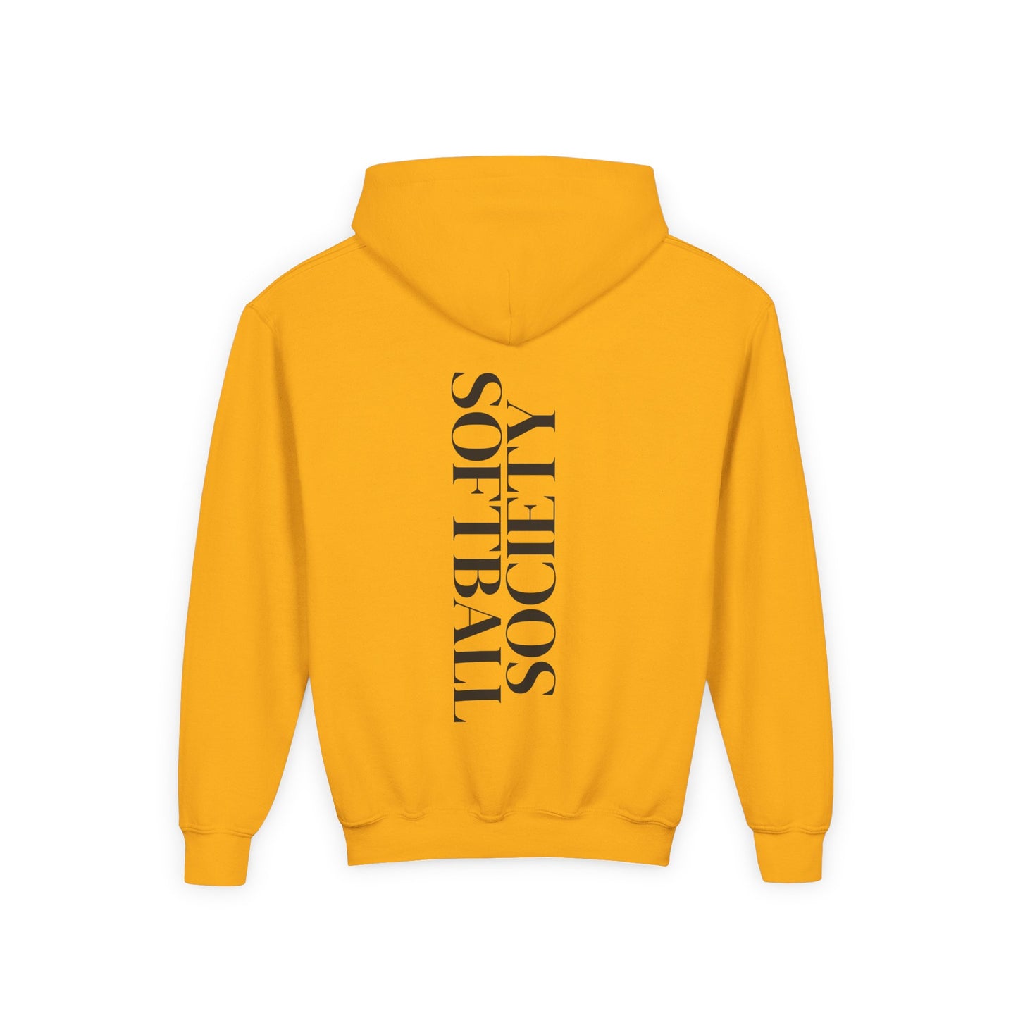 Softball Society 101 Youth Bold Hoodie Black