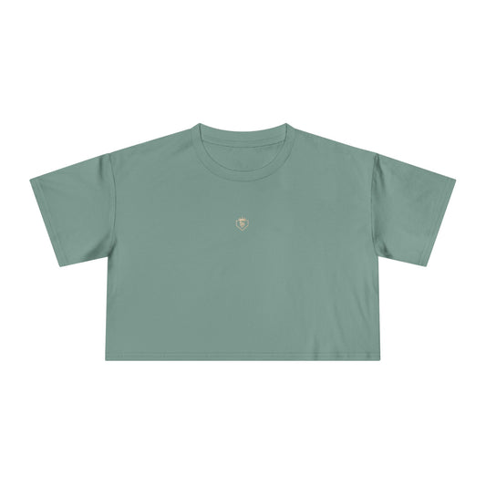 Cropped Tee - Sage (Adult)