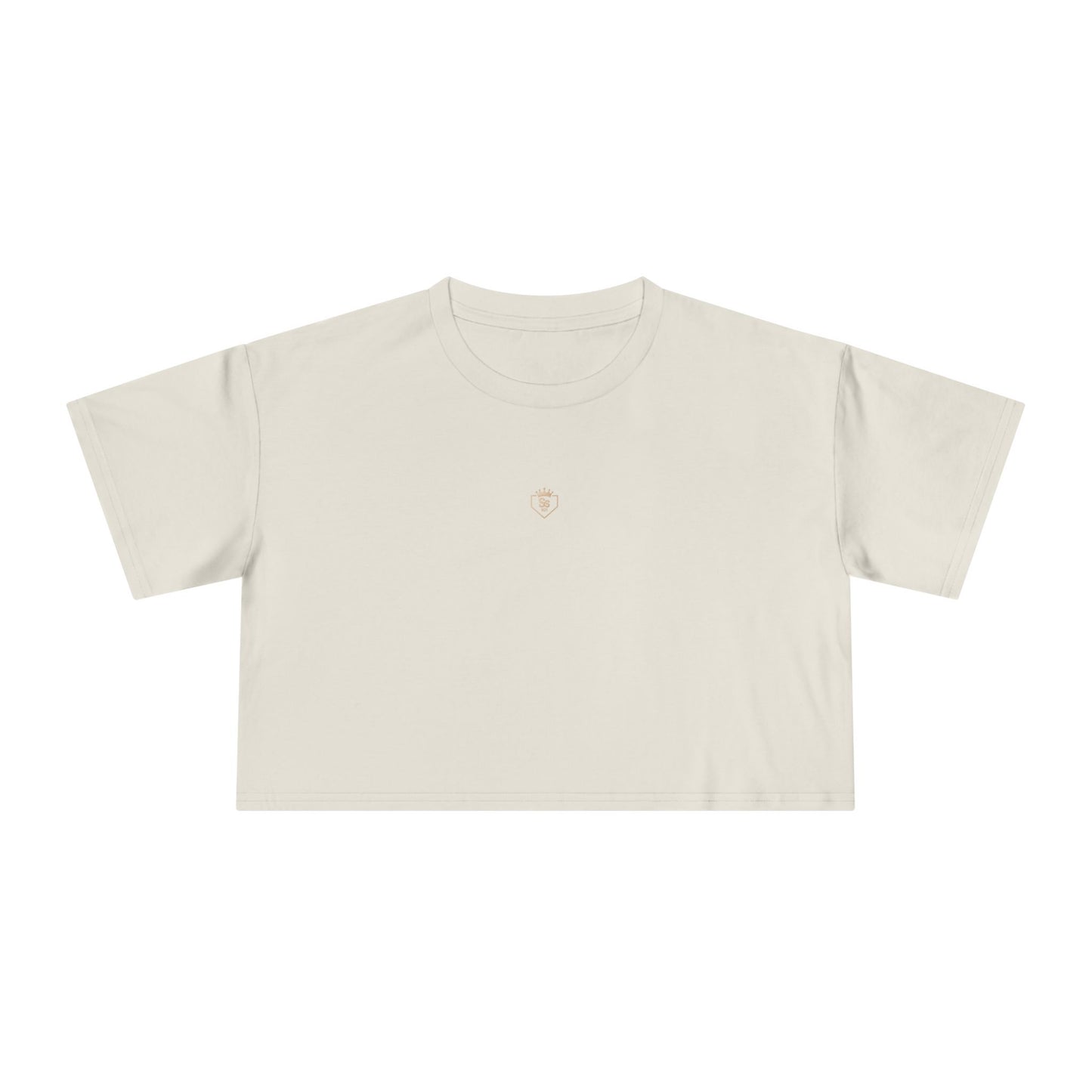 Cropped Tee - Ecru (Adult)