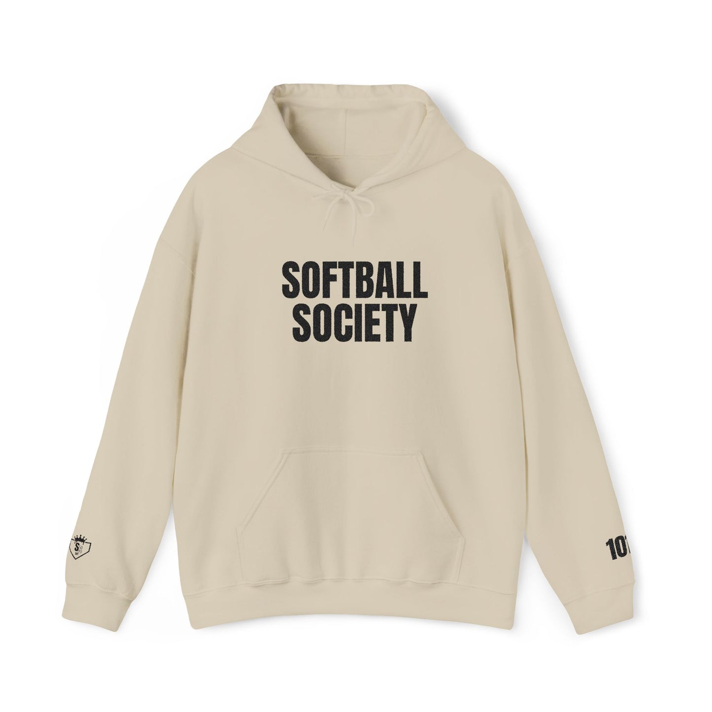 Softball Society 101 Adult Hoodie